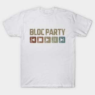 Bloc Party Control Button T-Shirt